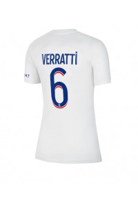Fotbalové Dres Paris Saint-Germain Marco Verratti #6 Dámské Třetí Oblečení 2022-23 Krátký Rukáv